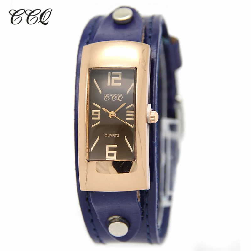 Горячая Продажа Мужская Ретро Женщины Платье Наручные Часы Дамы Корова Кожаный