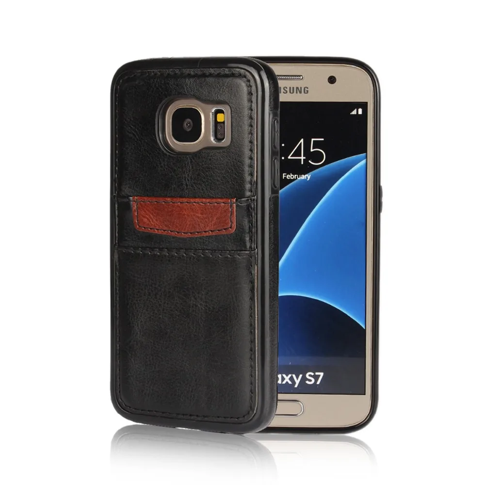 Для Samsung Galaxy S7/S6 g920 Crazy Horse Пояса из натуральной кожи карман телефон сумка чехол для