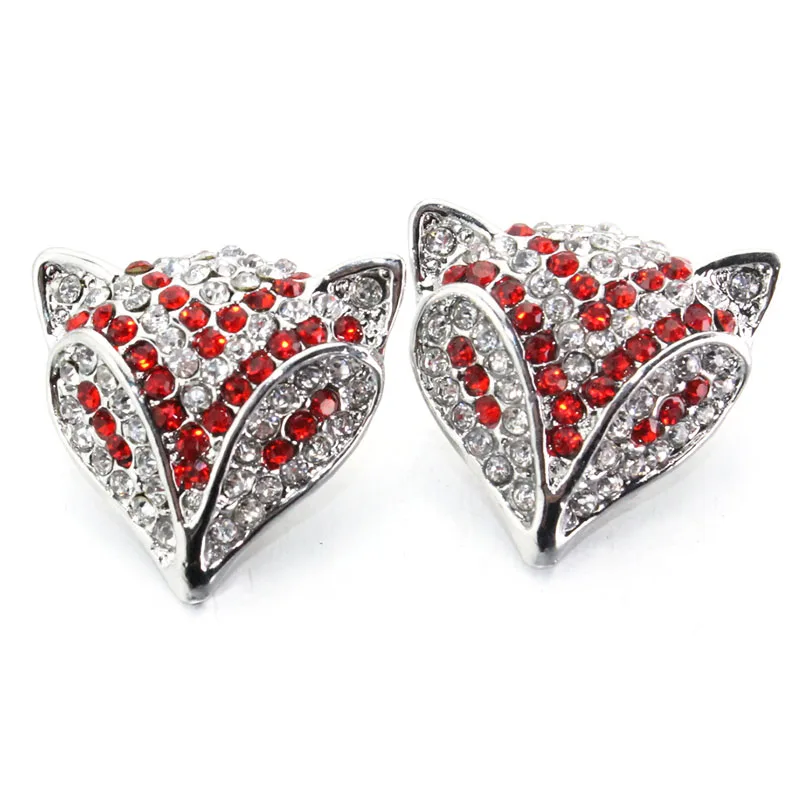 3 цвета Кристальные часы с изображением лисы женский браслет подвеской и