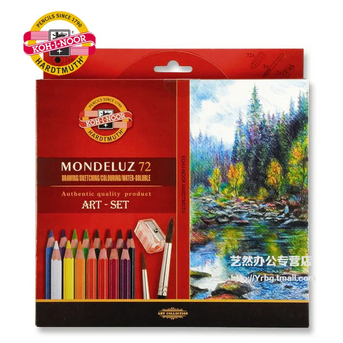 KOH I NOOR brand water soluble color pencils 72 colors/lot