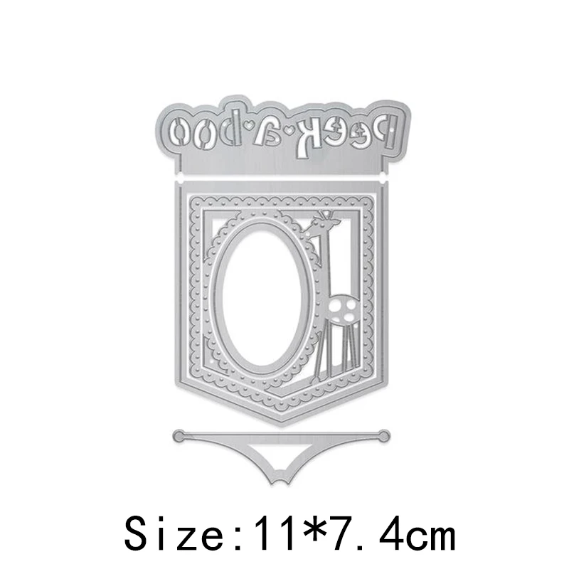 11x7.4cm Книги металлические Вырубные штампы трафареты для DIY скрапбукинга альбом бумага карты декоративные ремесло тиснение штампы - Цвет: 11x7.4cm