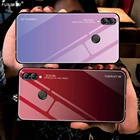 Чехол для Huawei Honor 8X View 10 Lite, JSN-L21, HRY-LX1, из закаленного стекла с градиентом