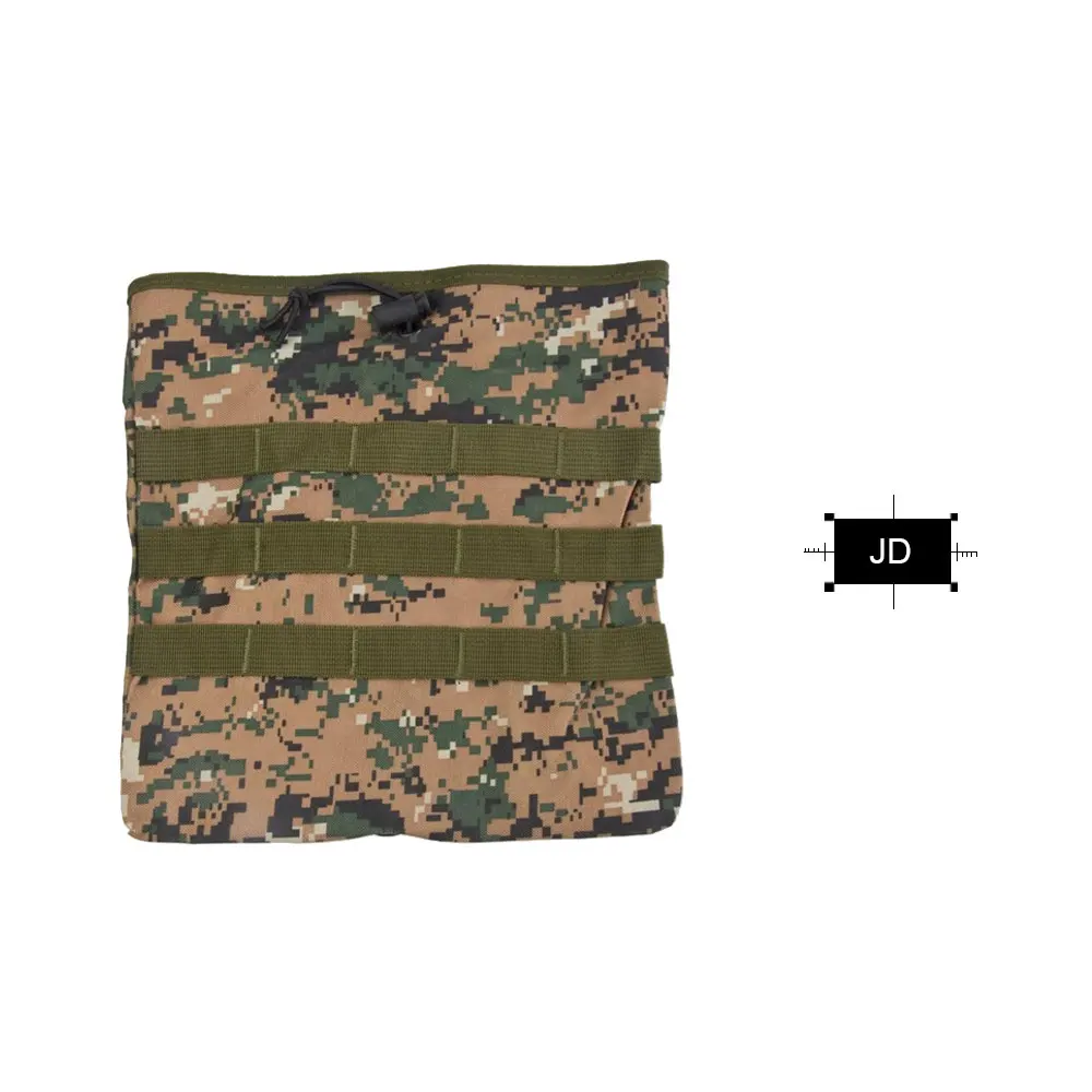 JD Sinairsoft Молл мешок большой Ёмкость военно-Тактические Airsoft Пейнтбол Охота складной Mag восстановления чехол Молл петли для ремня - Цвет: JD