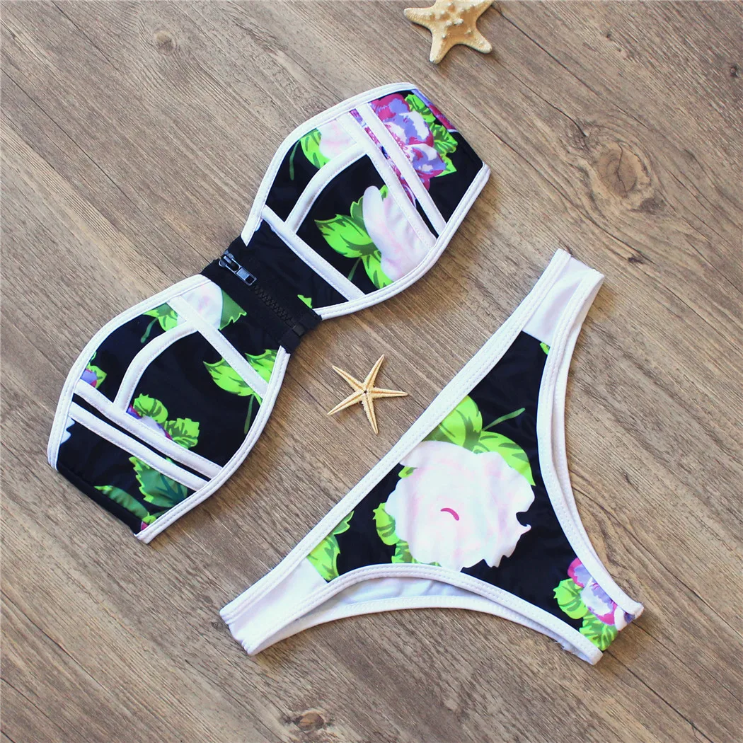 купальник 2018 нагру́дник купальники женские вырезать высокий толчок бикини