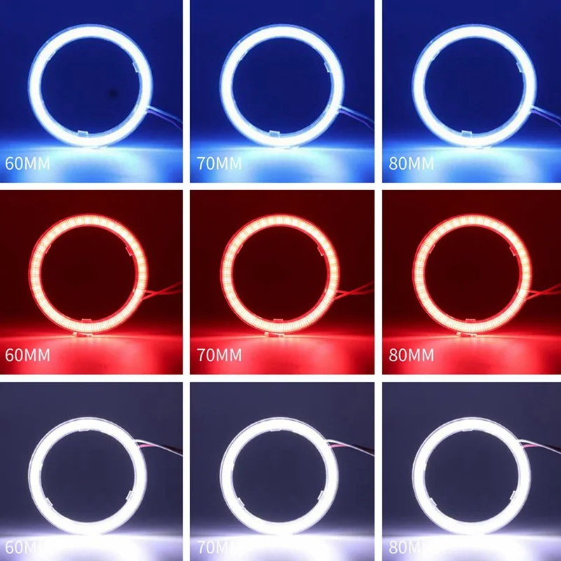 1 шт. автомобильные ангельские глазки Светодиодные Автомобильные кольцевые фары