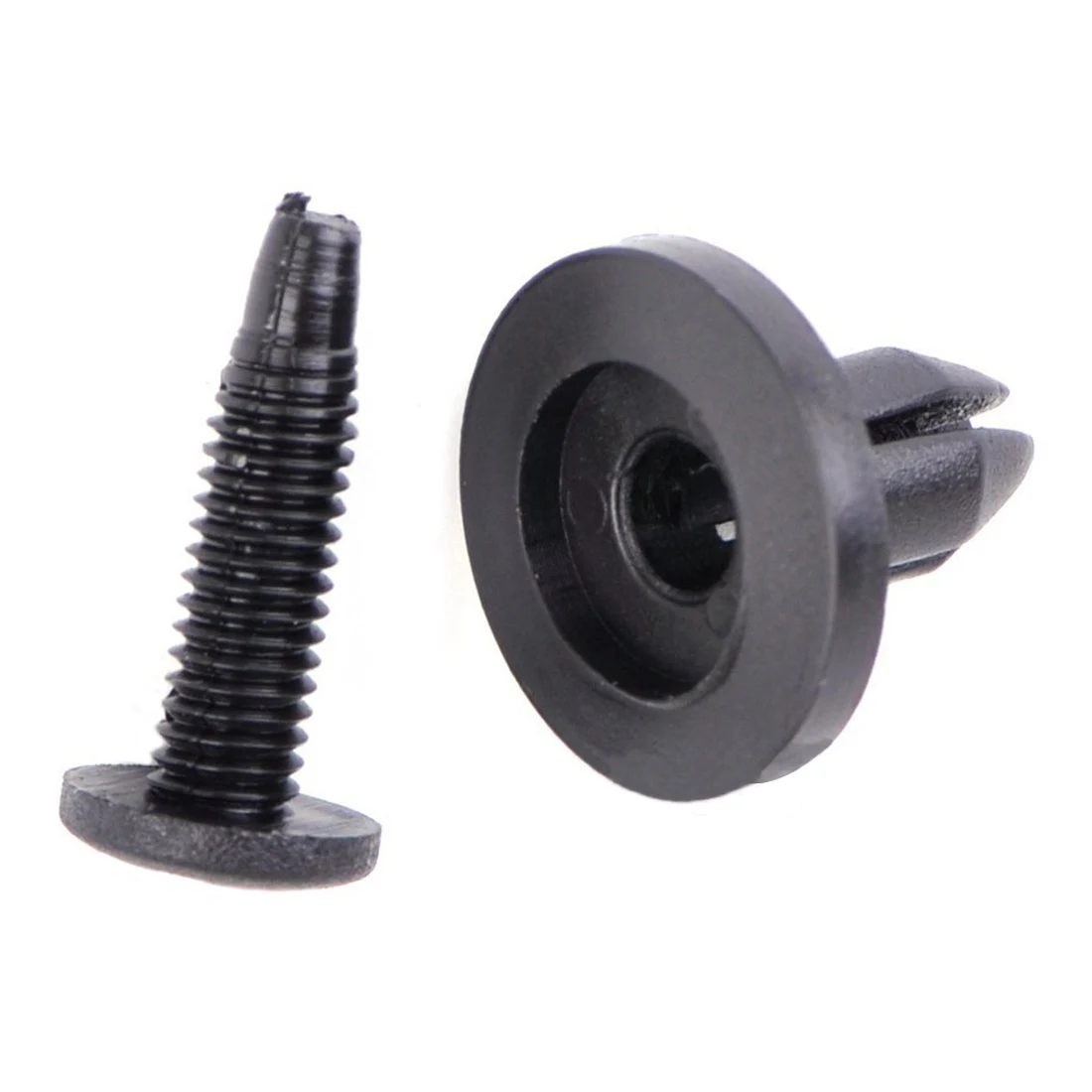 

Dewtreetali Universal 100pcs Car Body Plastic Push Pin Rivet Fasteners 6 Size Trim Panel Clip Assortments Retainer Car Moulding
