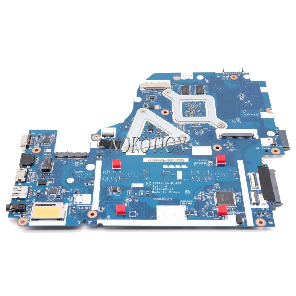 NOKOTION Z5WAH LA-B162P NBMLC11004 NB. MLC11.004 основная плата для ноутбука acer aspire E1-572 материнская плата i5-4210U NVIDIA 840M