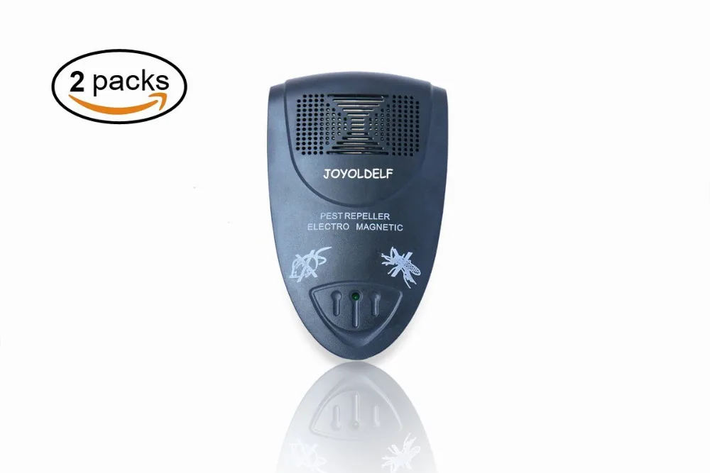 Joyoldelf Крытый Ультразвуковой Отпугиватель вредителей мощный Подключите