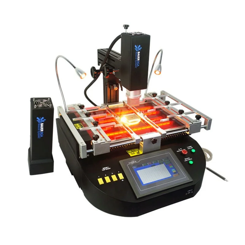 

New Arrival BAUER OMEGA XD Hot Air And IR 2 In 1 BGA Rework Station Bauer soldering machine