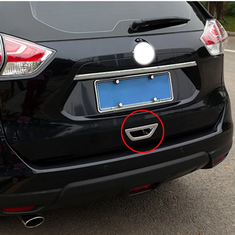 Хромированная накладка на дверную ручку Nissan X Trail Rogue T32 2014 2015 2016 2017 ABS Аксессуары