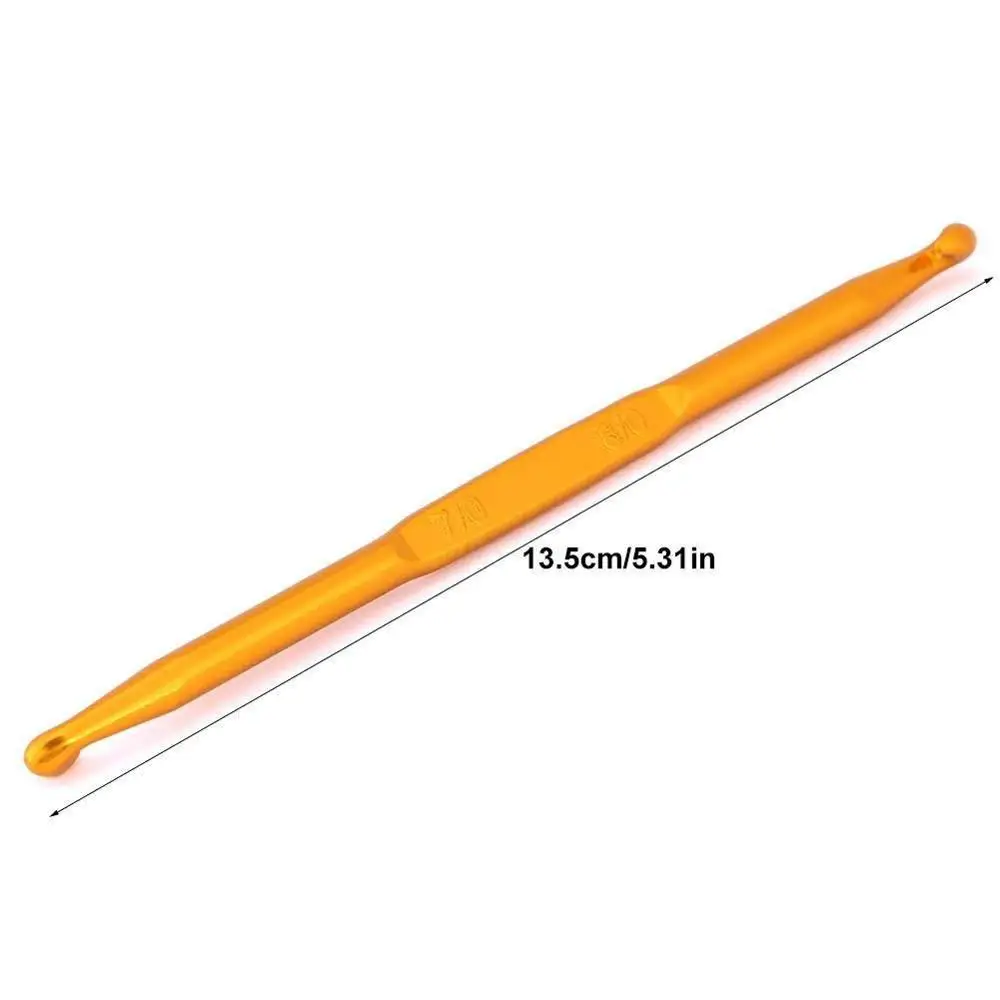 8 шт./компл. набор крючков для вязания крючком алюминиевый двойной крючок игл