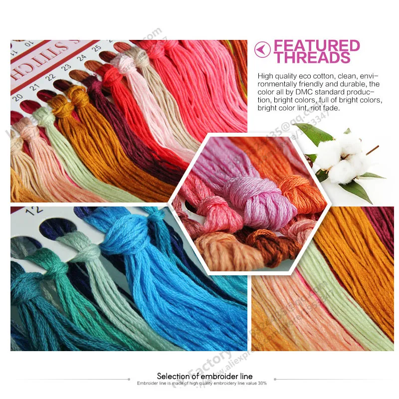 Набор для вышивки сделай сам DMC наборы вышивка крестиком 14 карат непечатная