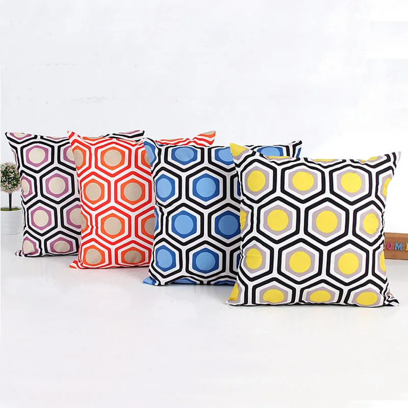 Новый Модный чехол для подушки красочный домашний автомобильный Диван