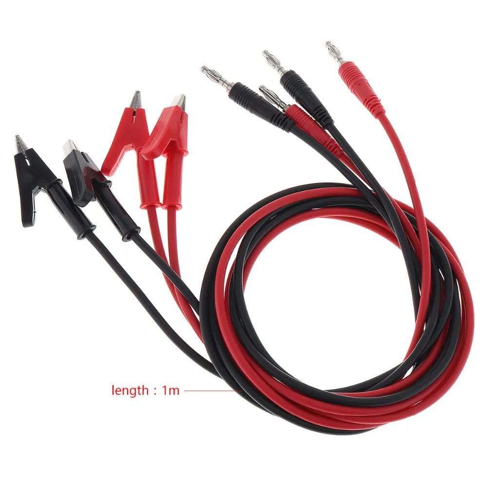 4 шт./лот ZJMLING аксессуары для мультиметра 15 а зажим типа крокодил до мм штекер из