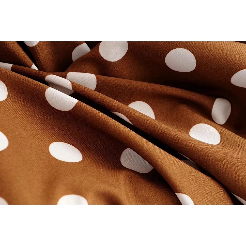 Женские платья миди с принтом в горошек поясом 2019 женские богемные шикарные