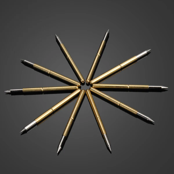 10pcs Ultra Pointed Multimeter Probe PCB Test Needle Accessory Golden | Инструменты