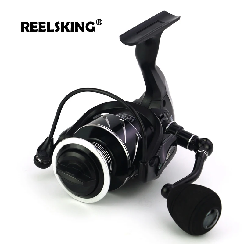Катушка рыболовная REELSKING алюминиевая односторонняя 5 10 кг 1000 7000|Рыболовные