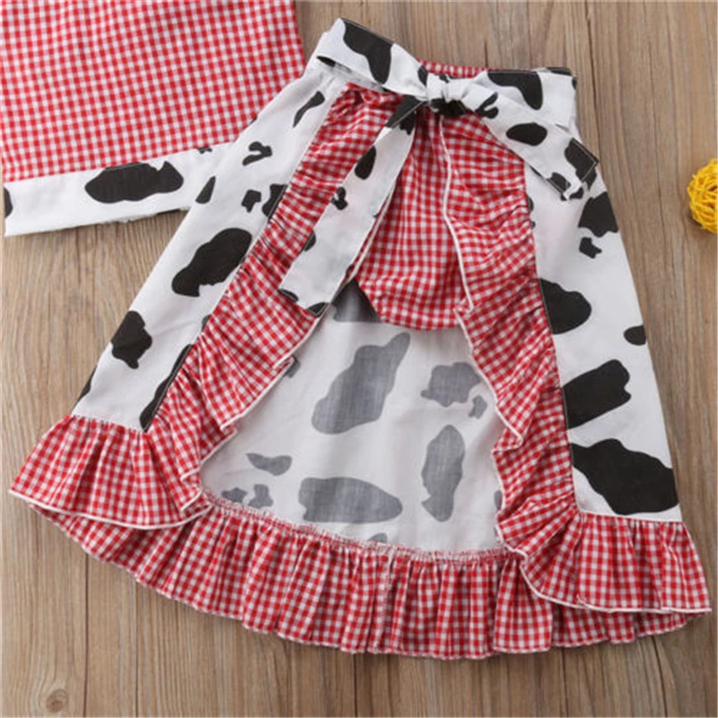 Летний костюм принцессы с цветочным принтом для маленьких девочек летняя майка