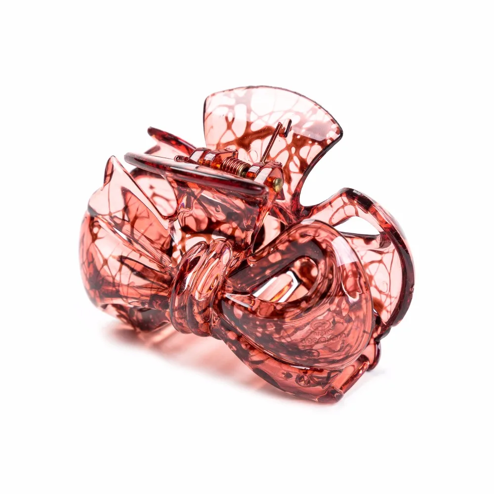 Цельный зажим для волос 8 см с длинными заколками бантом головной убор женщин и