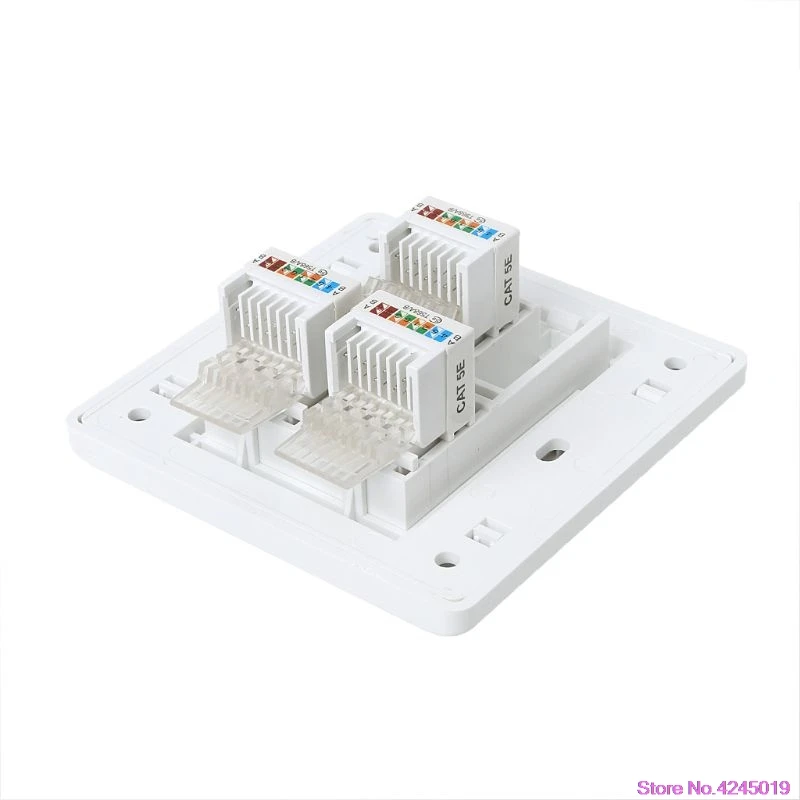 86 Тип компьютерная розетка панель CAT5E сетевой модуль RJ45 кабель интерфейс выход