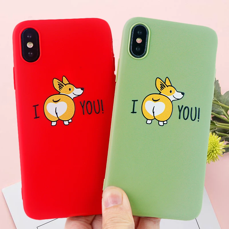 Чехлы для телефонов Curgi IPhone X XS MAX XR 8 7 6 S Plus забавные модные мягкие силиконовые