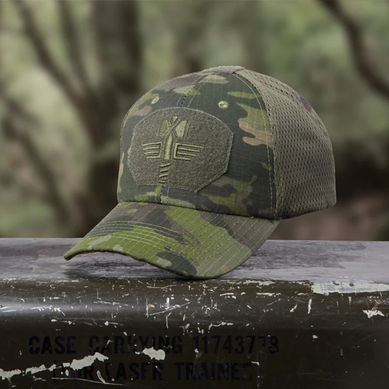 

Multicam Tropic Tactical Baseball Sport Caps MTP 100% Mesh 65/35 Ripstop Material Baseball Hat Outdoor Camo Cap MCBK MTP