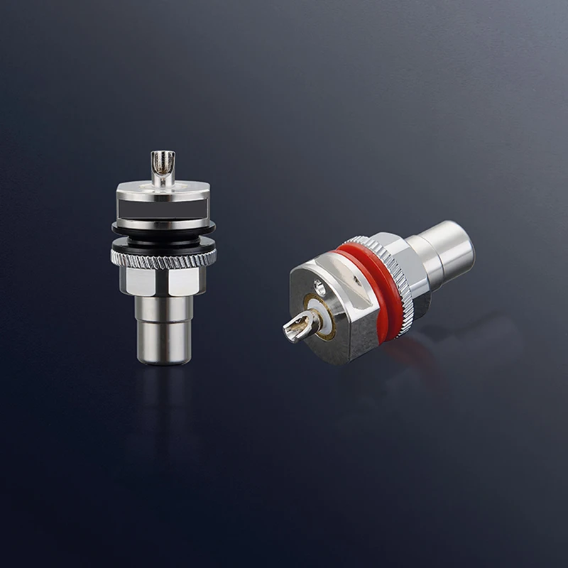 Розетка RCA из чистой меди с родиевым покрытием 4 шт.|Коннекторы и разъёмы| |