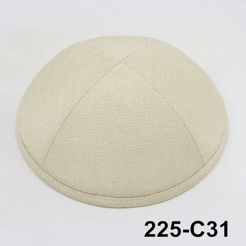 Если покупатель более 5 лотов(50 шт) будет скидка 10% Kippot Kippa Kippah Skullies Burlap 19 см yarmulkejean hat Skull - Цвет: 225C31