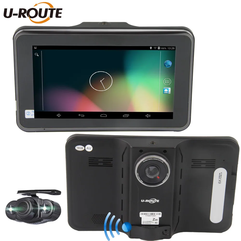 16 Гб Android 4.4 Wifi камера DVR для автомобиля мотоцикла GPS навигация радар детектор