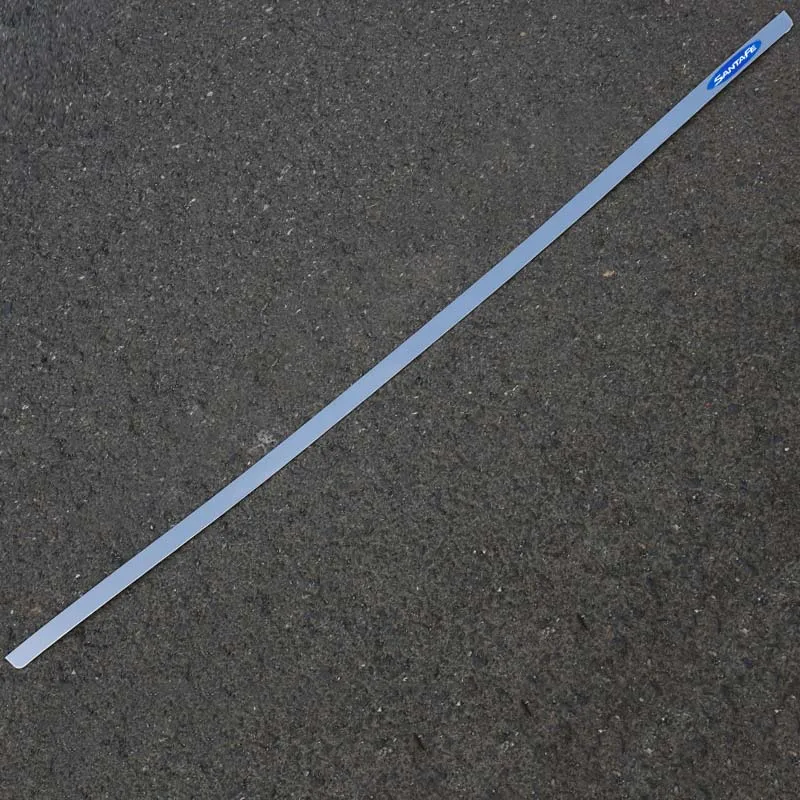 lower door strip Lsrtw2017 нержавеющая сталь автомобиля хвост дверь багажник полосы планки для hyundai Santa Fe 4th поколения - Название цвета: lower door strip