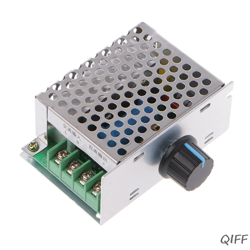 AC Вход 220V DC Выход 10-210V ШИМ 220V DC щеточный регулятор скорости двигателя Mar28