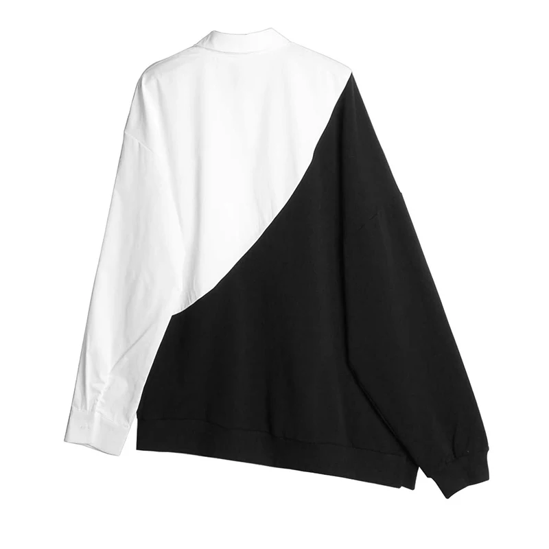 Женский свитер с длинными рукавами TWOTWINSTYLE повседневный Свободный пуловер в