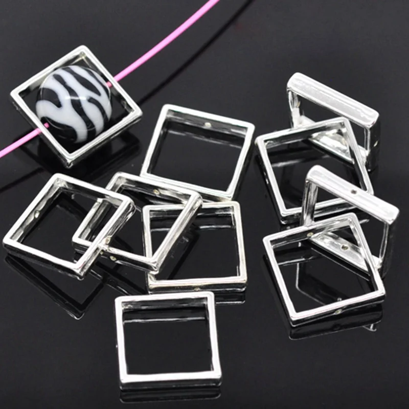 LASPERAL бронзовые тона квадратные рамки для бисера фурнитура ювелирных изделий