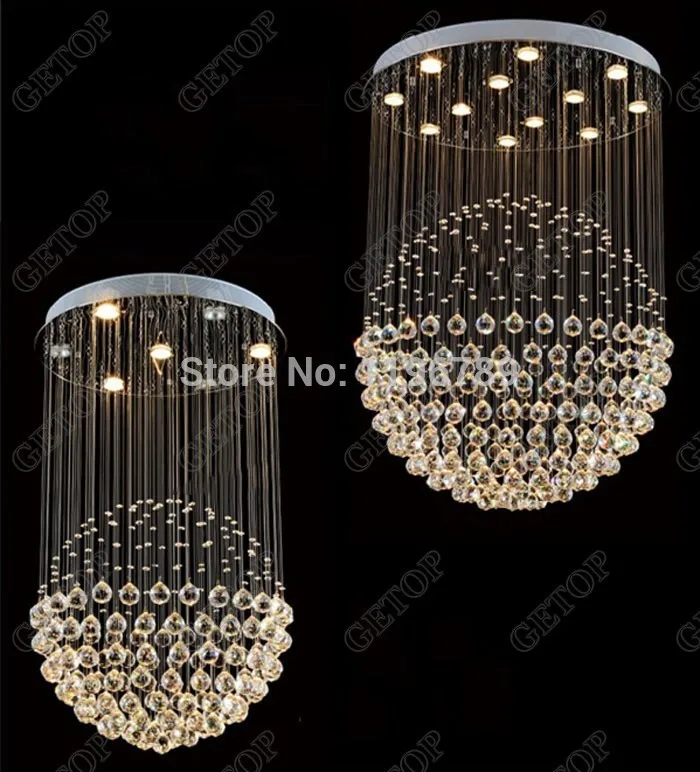 Светодиодный ная светодиодная хрустальная люстра для гостиной и спальни