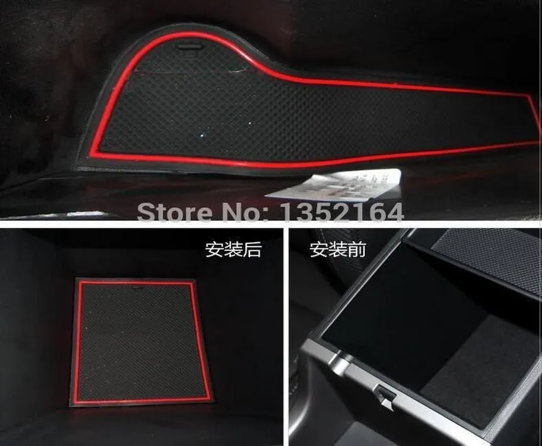 

Auto anti-slip cup mat non slip door gate pad for Kia sportage high version 2015, car styling