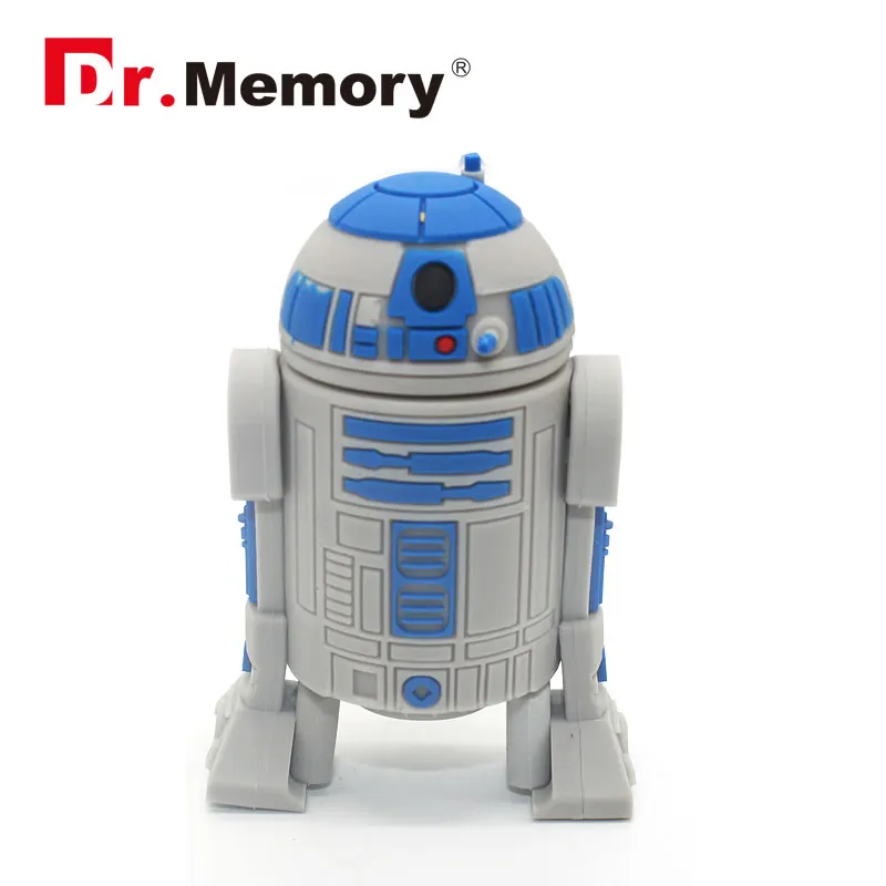 Robots Aliens USB 2.0 Flash Drives 64GB Cute Cartoon Pendrives 32GB Pen Drive Personalized 4GB 8GB 16GB Memory Stick Flashdisk