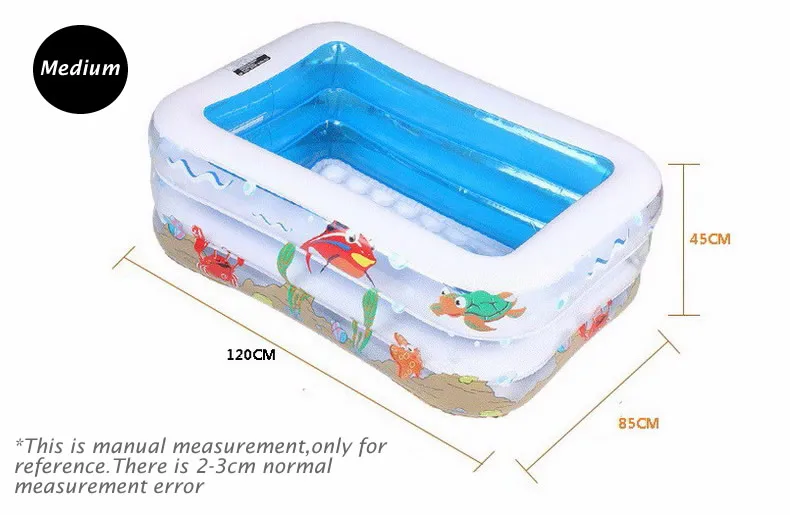 Large Square Baby Swimming Pool for Kids Inflatable Plastic Pools Bathtub YP02 | Мать и ребенок