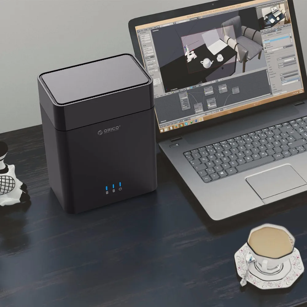 ORICO двойной отсек магнитного типа 3,5 дюйма USB3.0 корпус жесткого диска 20 ТБ максимальная поддержка UASP 12V4A блок питания 5 Гбит/с Корпус жесткого диска