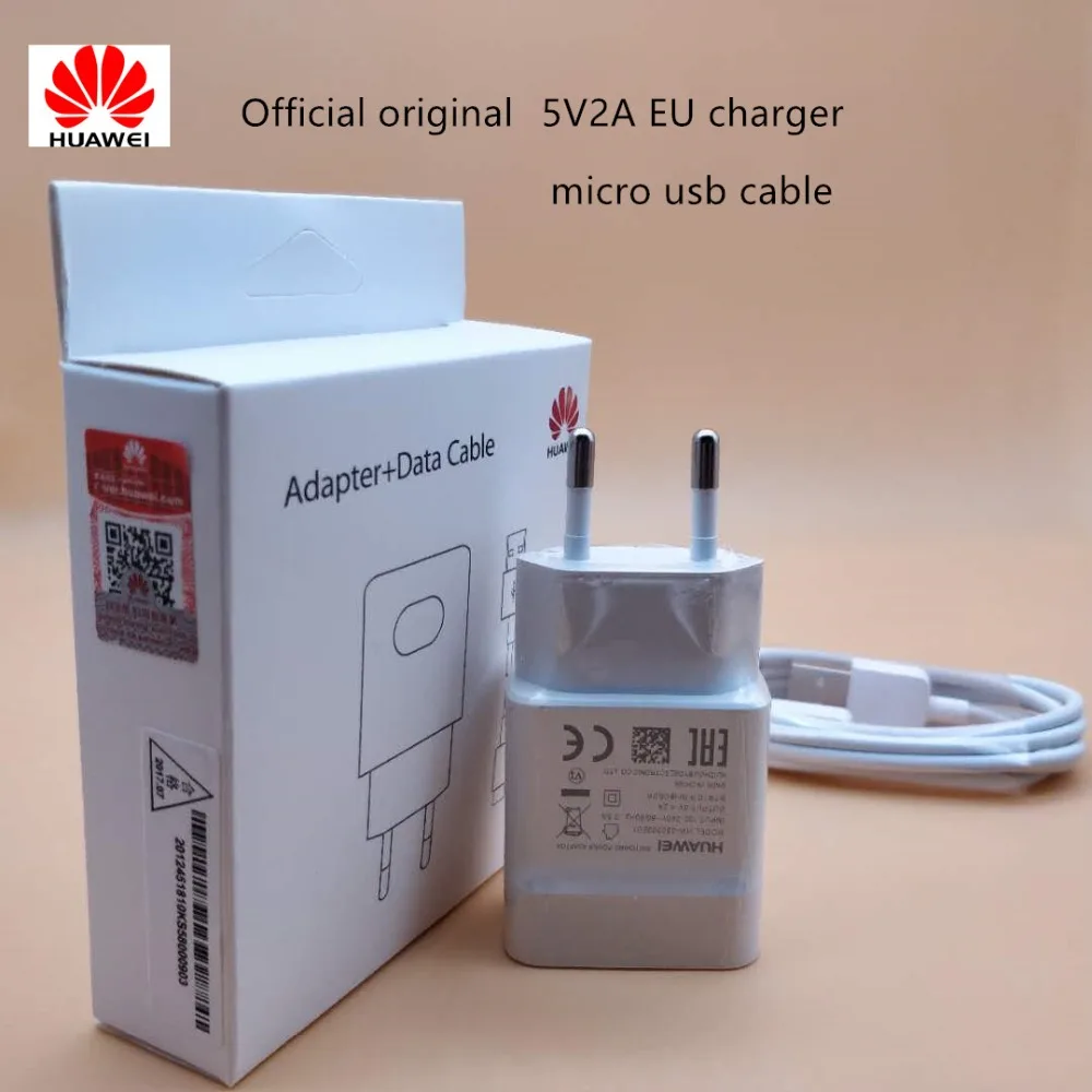 Оригинальное зарядное устройство Huawei p8 lite y6 2017 5В/2а usb настенный дорожный адаптер