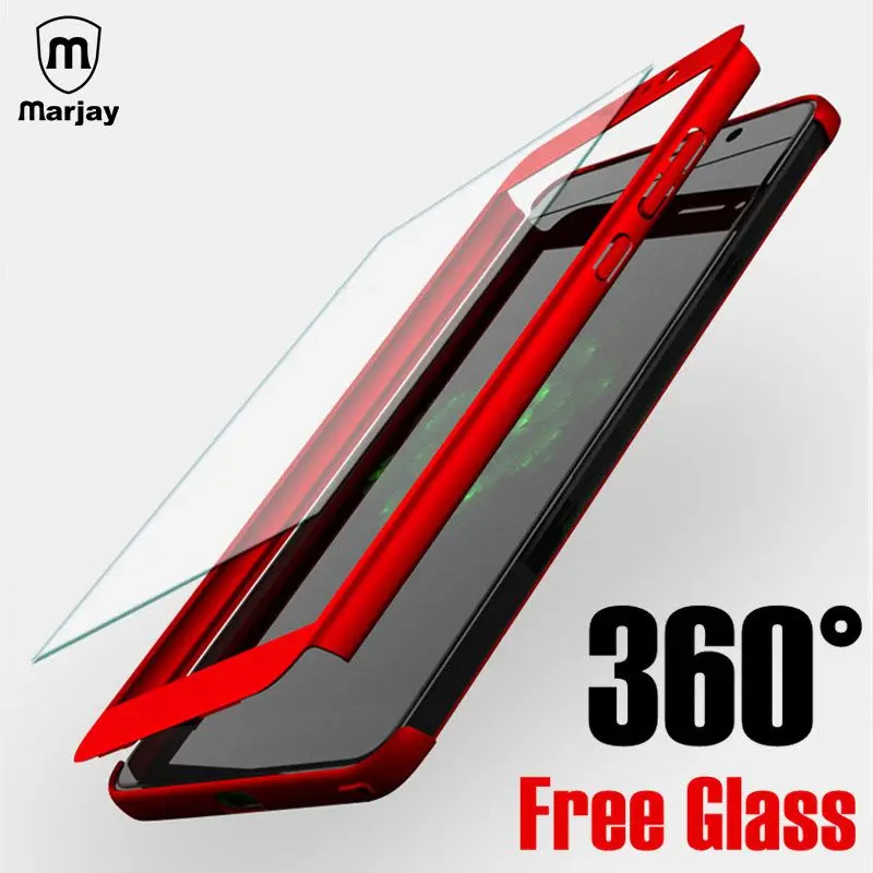 Crouch 360 Degree Full Protective Phone Cases For Huawei P20 Lite Case Hard Cover P9 P10 Mate 10 Coque |