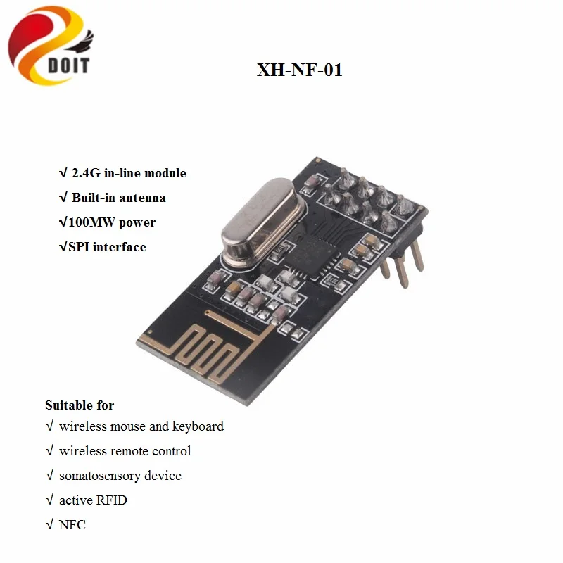 2.4G XH01 Модуль Wi-Fi ESP8266 ESP8285 ESP-12E ESP-12F ESP-F ESP-M1 ESP-M2 DT-06 ESP-01s ESP-07 Wroom-02 ESP32 2,4G XH-NF-01 RC игрушки - Цвет: 2.4G XH01