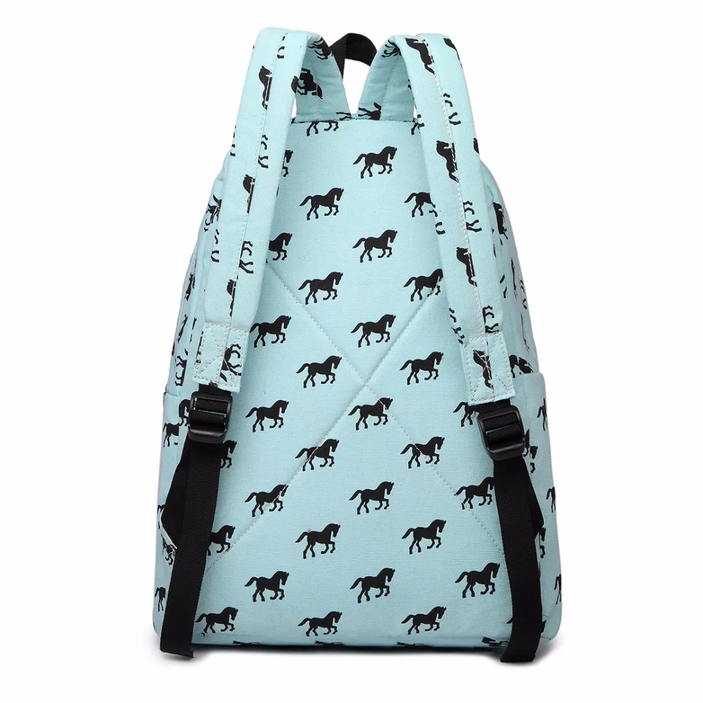 Женские рюкзаки Miss Lulu школьные сумки для подростков девочек и мальчиков Холщовый