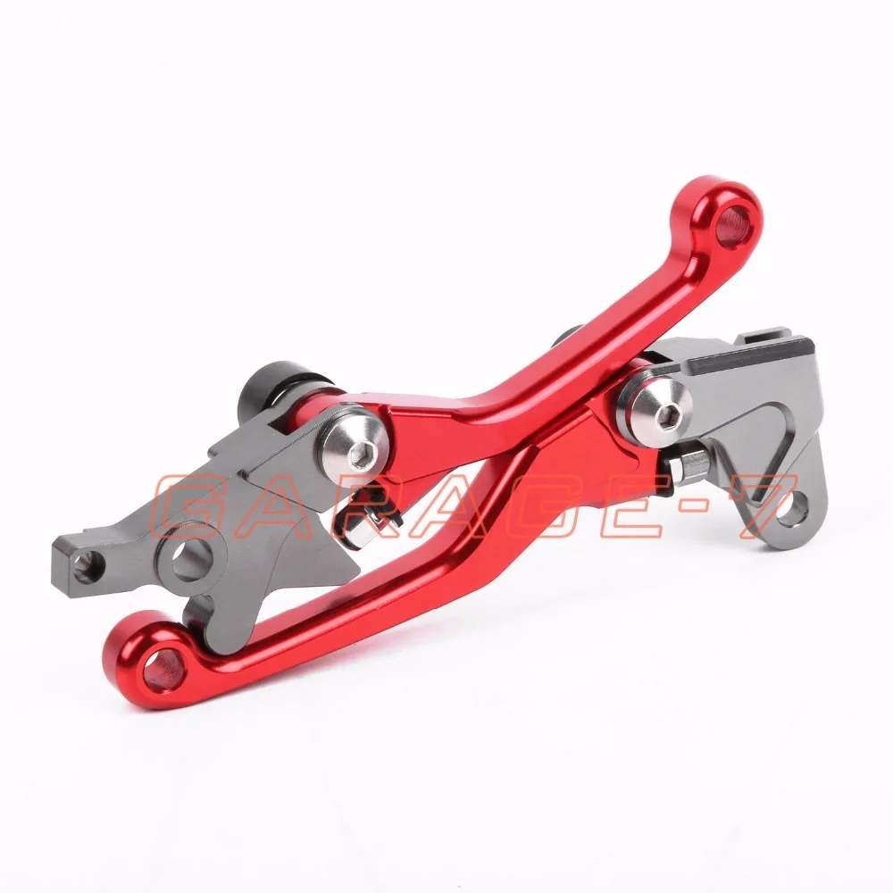 Для Honda CR125R 250R CRF250R CRF250X CRF450X 2004 2019 Комплект тормозных рычагов сцепления с ЧПУ для