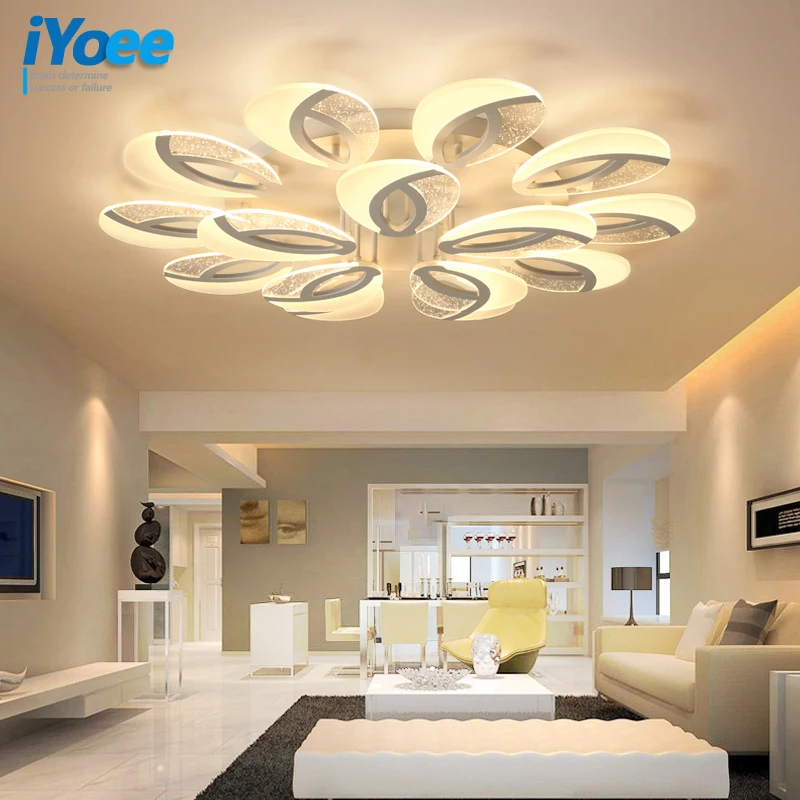 

Modern Led Ceiling Lights For Living Room Bedroom Home Square LED Ceiling Lamp lampara techo Fixtures New Designer 2018
