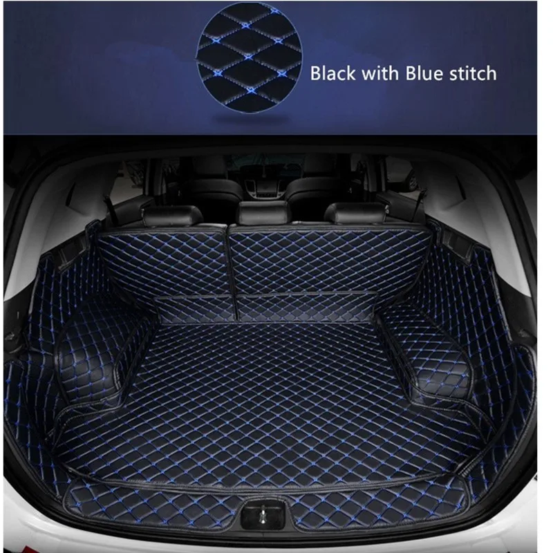 

For HYUNDAI Tucson 2016 2017 2018 2019 Car-Styling ! Leather Accessories Interior Rear Boot Cargo Trunk Mats Pad 1set