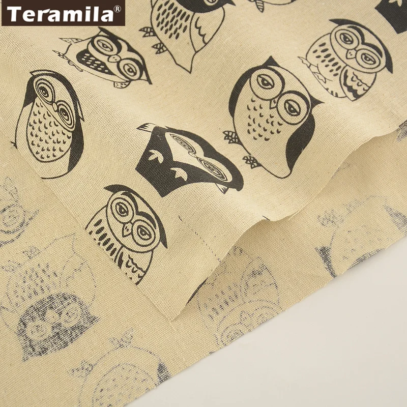 Домашний текстиль с изображением мультфильма черные совы хлопчатобумажная