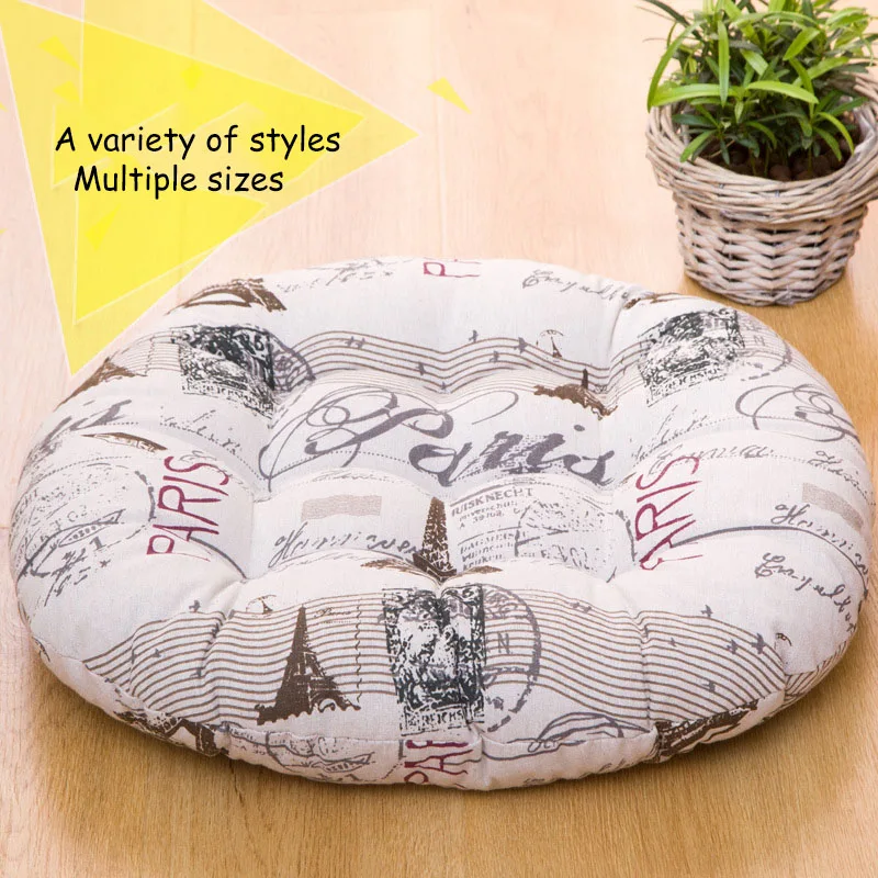 Cotton Cushion Increase Thickening Tatami Round Chair Student Pad Sofa Office Bedroom Home Decoration Futon | Мать и ребенок