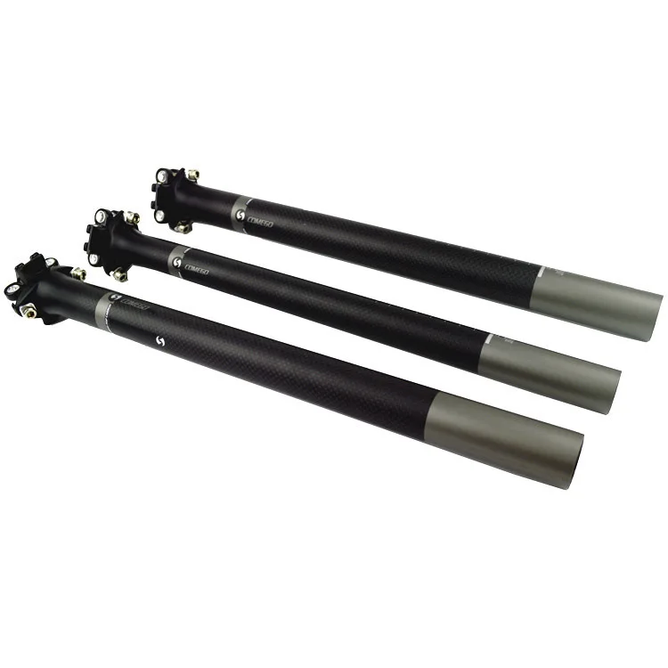 Новейший полный 3K Углеродное волокно дорожный велосипед Подседельный штырь MTB