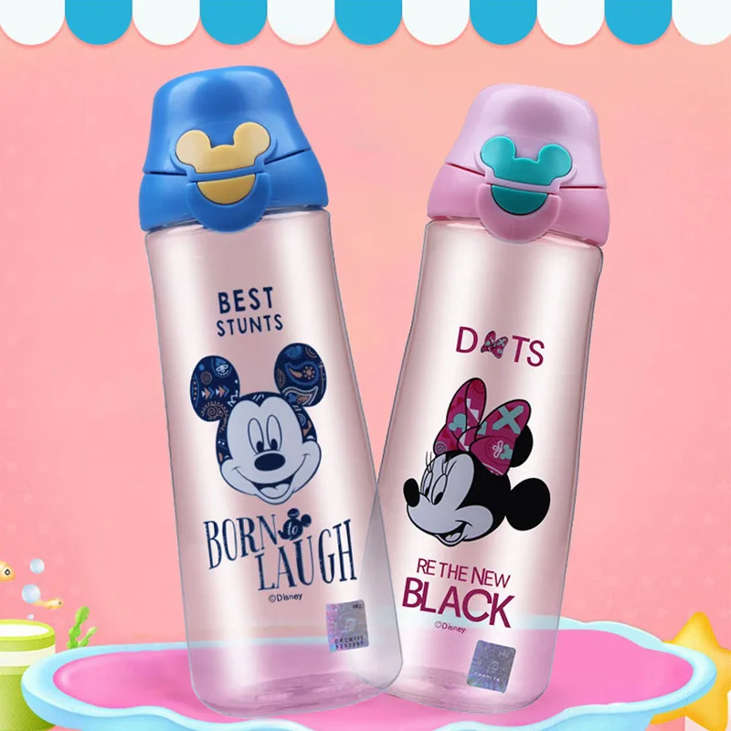 Disney Микки Маус чашка для мальчика анти-осень Минни Маус мультфильм девочка бутылка детский сад портативный большой емкости термос