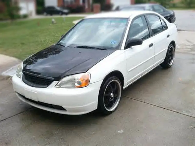 Для Honda Civic 2001-2003 ABS Черная передняя капот сотовая решетка радиатора